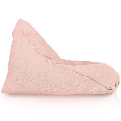 Luksusowa Ecru pufa sako fotel bermudy boucle – Świetna do domu i ogrodu