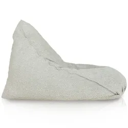 Luksusowa Ecru pufa sako fotel bermudy boucle – Świetna do domu i ogrodu