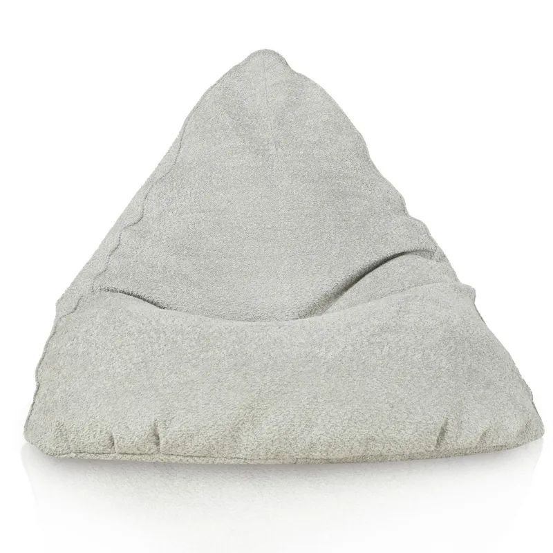 Luksusowa Ecru pufa sako fotel bermudy boucle – Świetna do domu i ogrodu