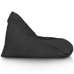 Luksusowa Ecru pufa sako fotel bermudy boucle – Świetna do domu i ogrodu