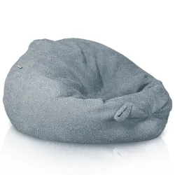 Lekka Musztardowy pufa worek sako l dla dzieci boucle – Łatwa do przenoszenia