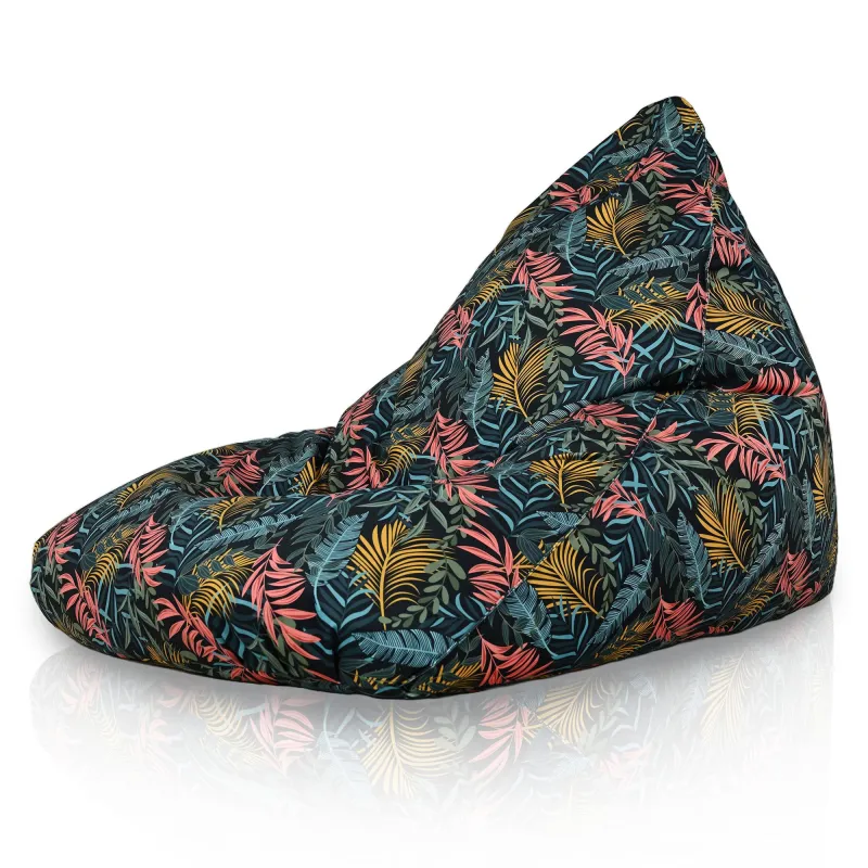 Ergonomiczna Łaciaty Pufa Sako Bermudy – Łatwa do przenoszenia