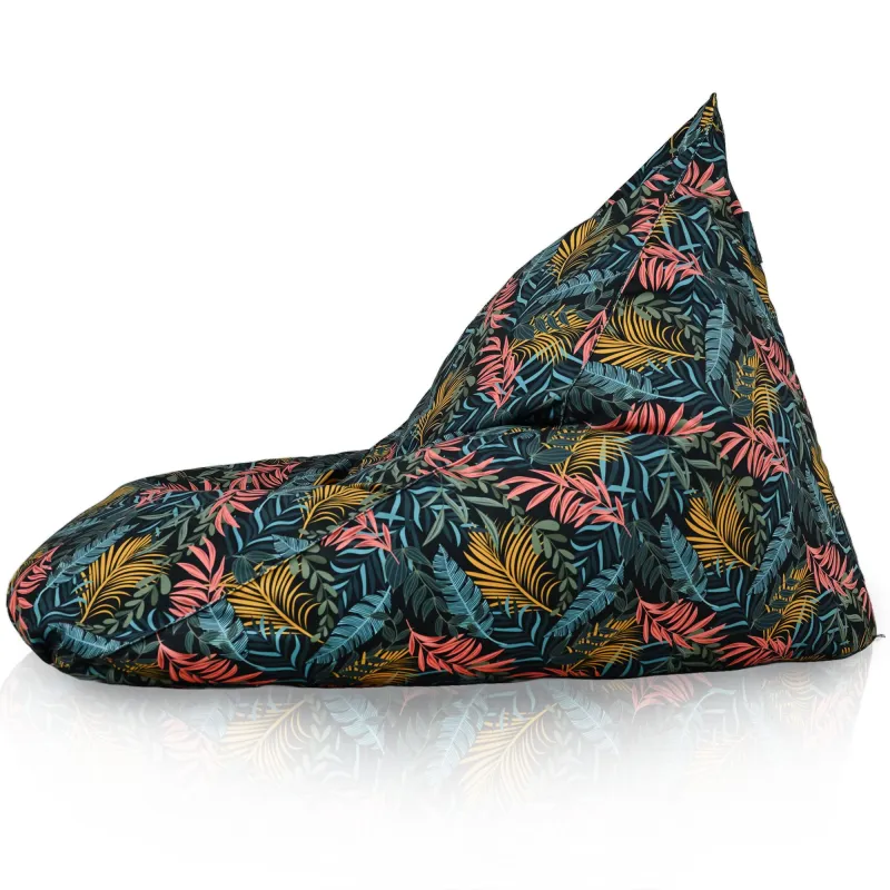 Ergonomiczna Łaciaty Pufa Sako Bermudy – Łatwa do przenoszenia