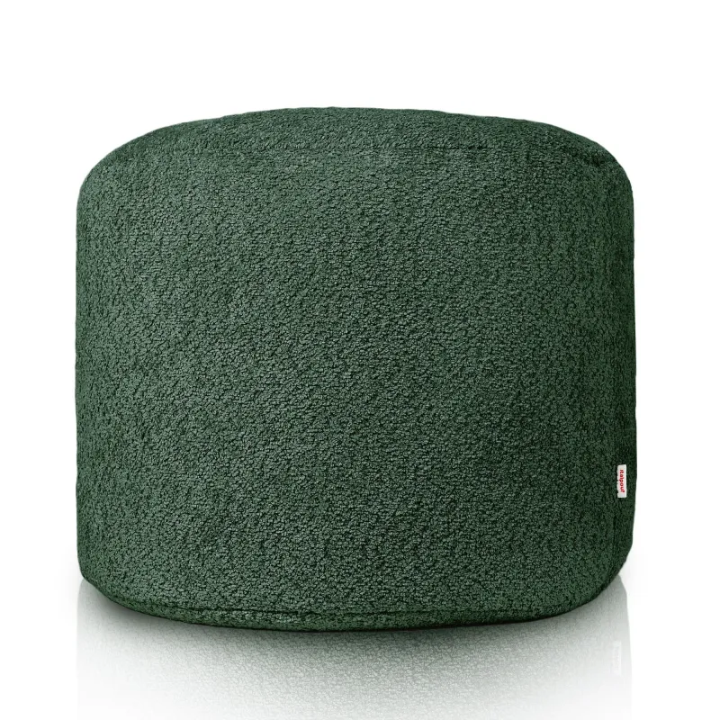 Wygodna Beżowa pufa cilindro boucle – Idealna do relaksu