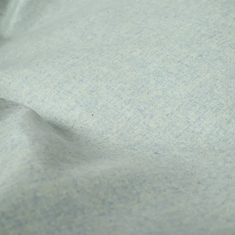 Nowoczesna Wełniana szaro niebieska pufa worek sako – Z wodoodporną powłoką