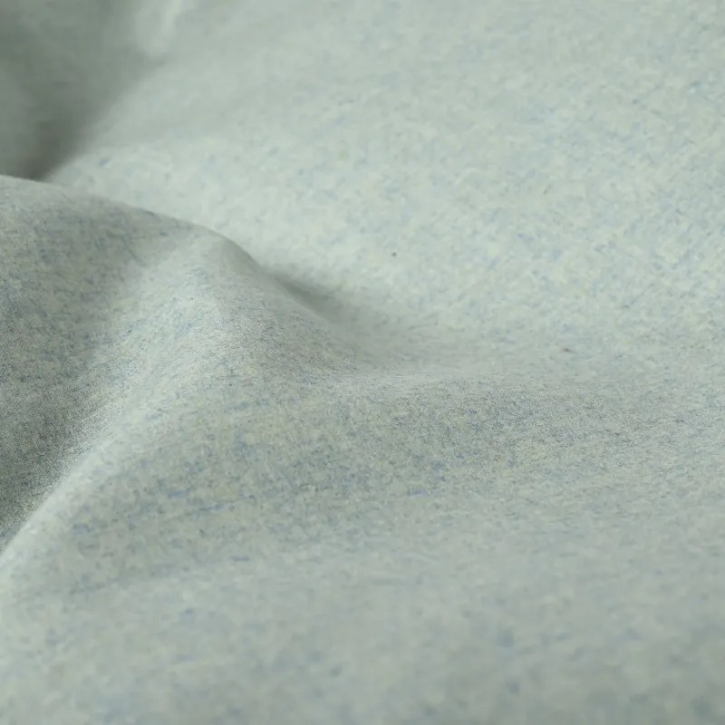 Nowoczesna Wełniana szaro niebieska pufa worek sako – Z wodoodporną powłoką