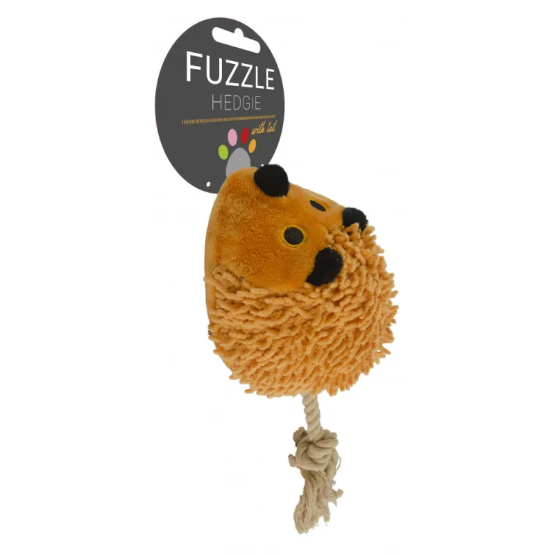 Pluszowy jeż z ogonem zabawka dla psa