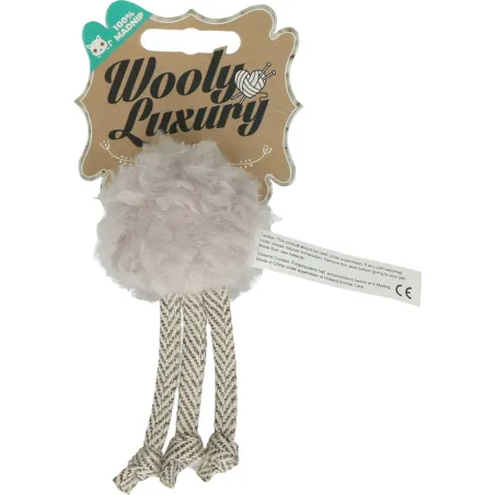 Wełniana ośmiornica zabawka  dla kota