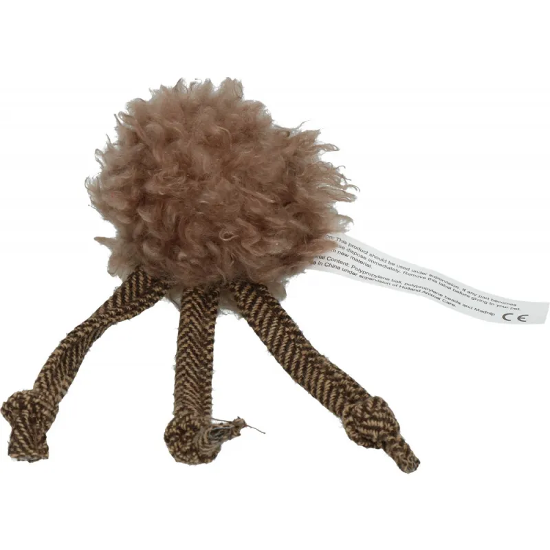 Wełniana ośmiornica zabawka  dla kota