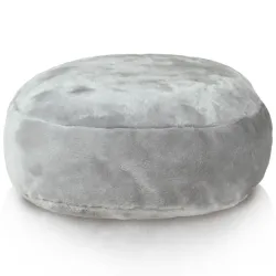 Pufa Podnóżek Okrągły - Futerko Yeti