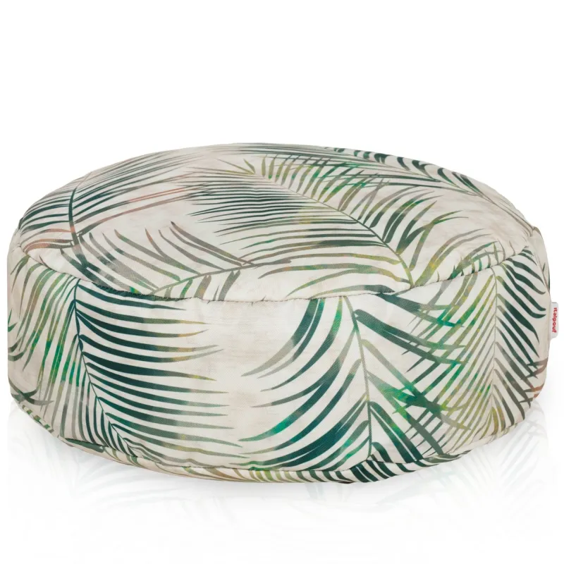 Lekka biały podnóżek puf nylon outdoor – Doskonała dla dzieci i dorosłych