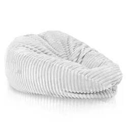 Ergonomiczna Ciemnozielona pufa worek sako l dla dzieci stripe – Z wodoodporną powłoką