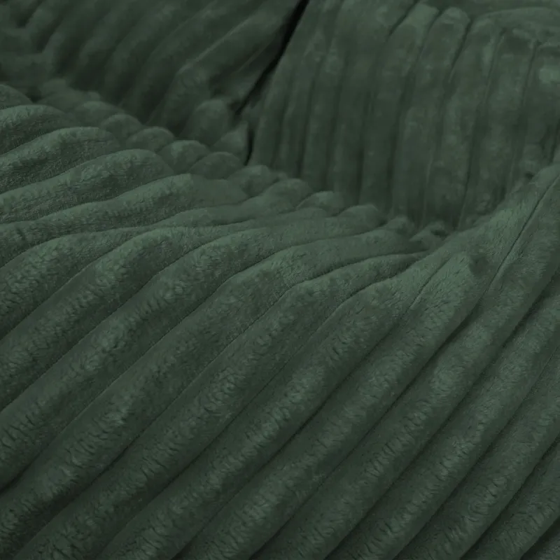 Ergonomiczna Ciemnozielona pufa worek sako l dla dzieci stripe – Z wodoodporną powłoką