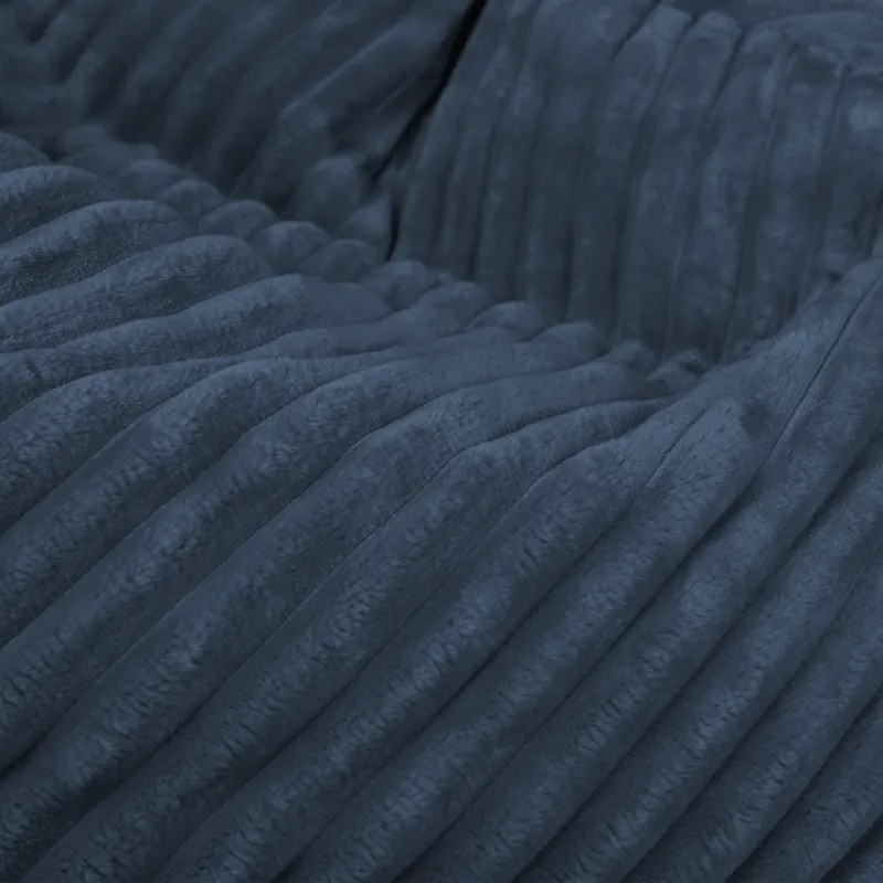 Ergonomiczna Ciemnozielona pufa worek sako l dla dzieci stripe – Z wodoodporną powłoką