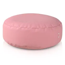 Pufa Podnóżek Okrągły - Ekoskóra