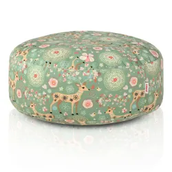 Pufa Podnóżek Okrągły - Premium Prints