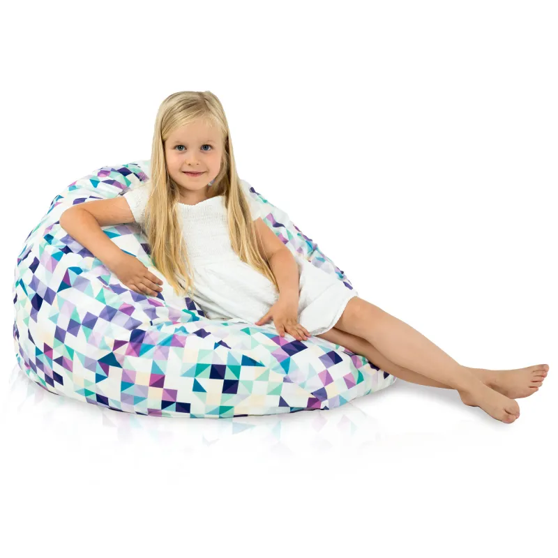 Ergonomiczna Sówki Pufa Worek Sako dla dzieci – Idealna do relaksu