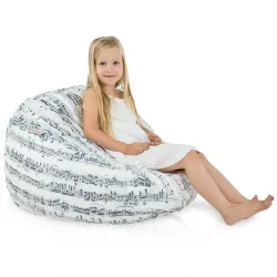 Ergonomiczna Sówki Pufa Worek Sako dla dzieci – Idealna do relaksu