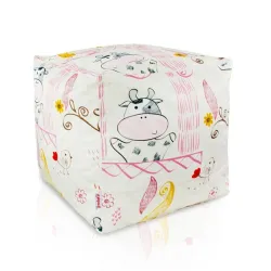 Pufa Kostka Kwadratowa - Premium Prints