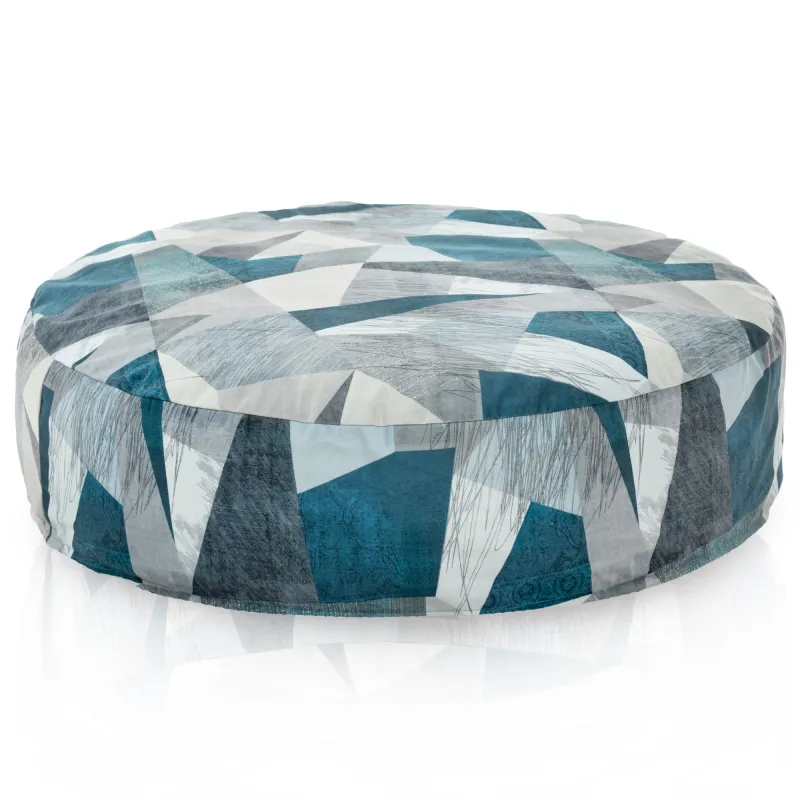 Nowoczesna Biała Poducha Okrągła Nylon – Świetna do domu i ogrodu