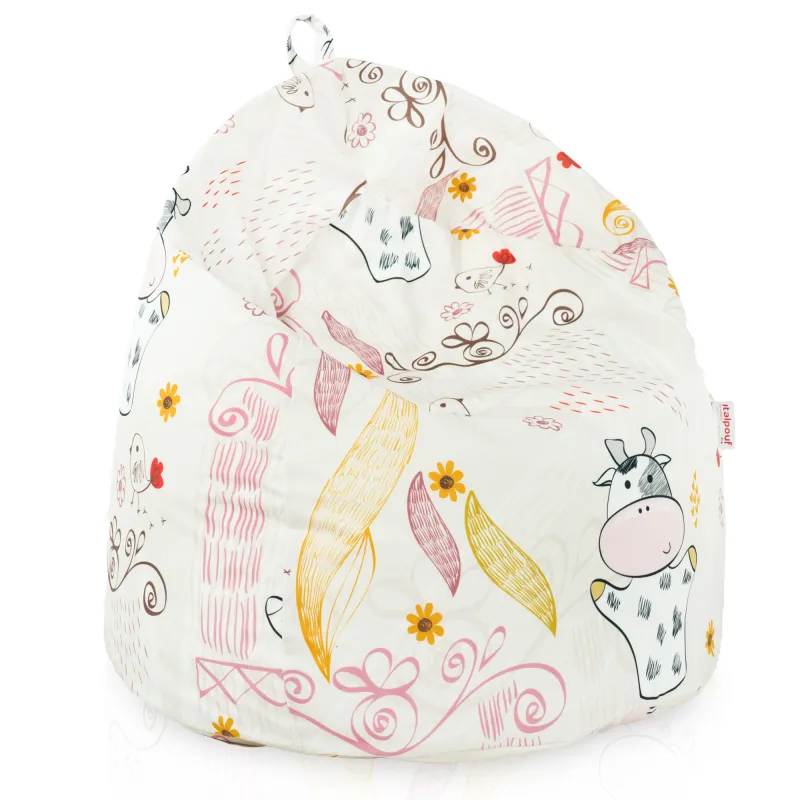 Ergonomiczna Sówki Pufa Worek Sako dla dzieci – Idealna do relaksu