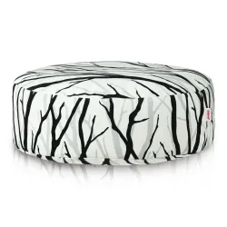 Pufa Podnóżek Okrągły - Premium Prints