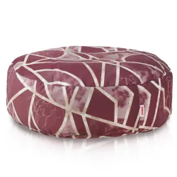 Pufa Podnóżek Okrągły - Premium Prints