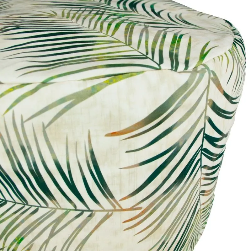 Pufa Walec Okrągłe Siedzisko i Podnóżek 40x55 cm Premium Prints