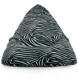 Ergonomiczna Łaciaty Pufa Sako Bermudy – Łatwa do przenoszenia