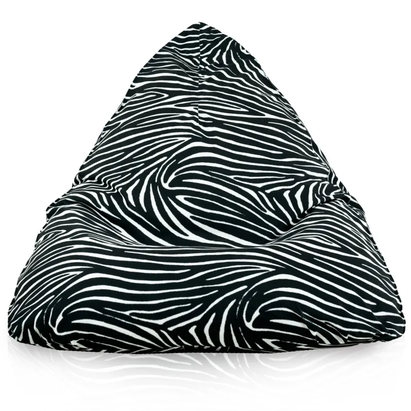 Ergonomiczna Łaciaty Pufa Sako Bermudy – Łatwa do przenoszenia