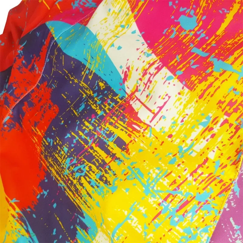 Ergonomiczna Łaciaty Pufa Sako Bermudy – Łatwa do przenoszenia