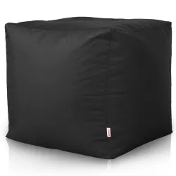 Luksusowa Biała Pufa Ogrodowa Kwadrat Nylon – Idealna do relaksu