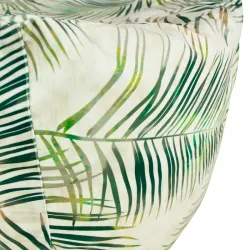 Luksusowa Biała Pufa Ogrodowa Kwadrat Nylon – Idealna do relaksu