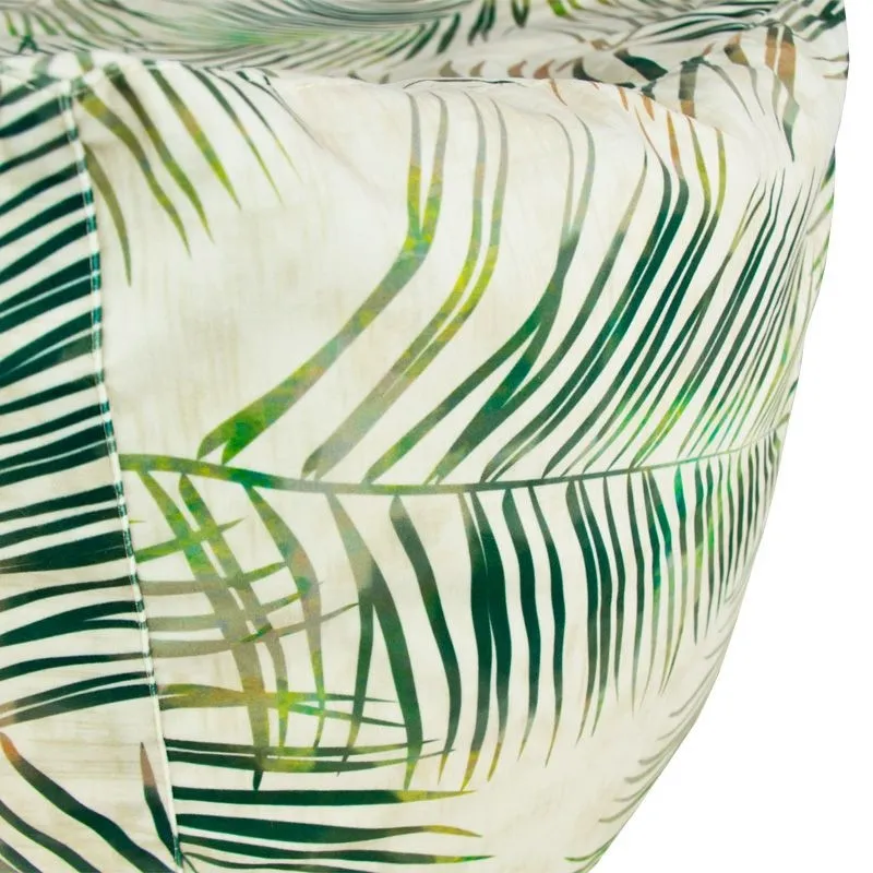 Luksusowa Biała Pufa Ogrodowa Kwadrat Nylon – Idealna do relaksu