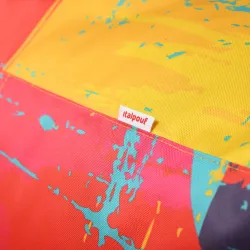 Luksusowa Biała Pufa Ogrodowa Kwadrat Nylon – Idealna do relaksu