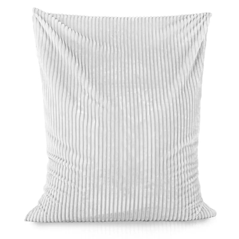 Wygodna Beżowa Poducha XL Dla Dzieci stripe – Idealna do relaksu