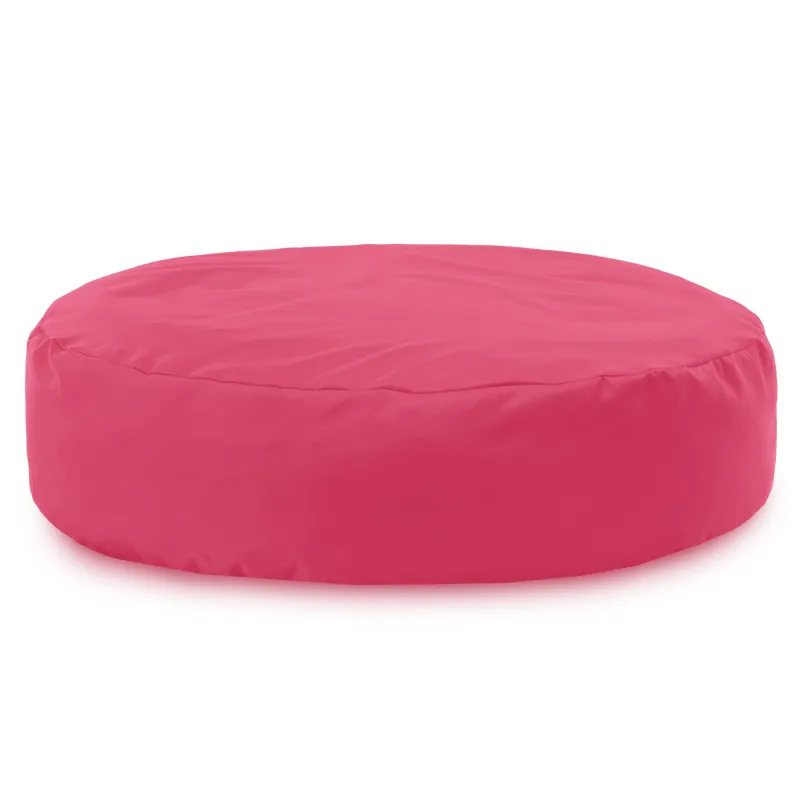 Nowoczesna Biała Poducha Okrągła Nylon – Świetna do domu i ogrodu