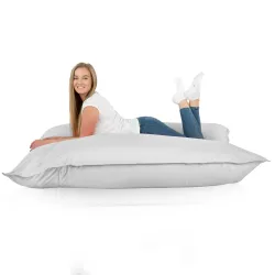 Ergonomiczna Beżowa Poduszka XL Nylon – Doskonała dla dzieci i dorosłych