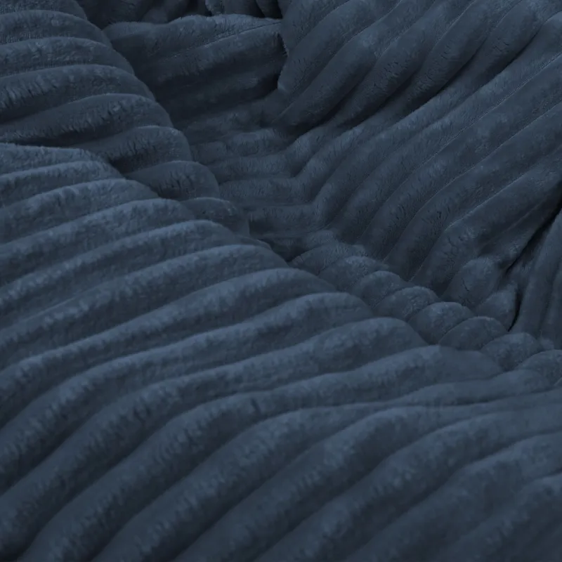 Wygodna Biała pufa worek sako l dla dzieci stripe – Z wysokiej jakości materiałów