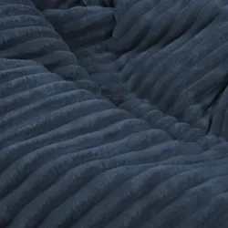 Wytrzymała Beżowa pufa worek sako l dla dzieci stripe – Idealna do relaksu