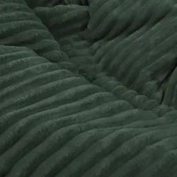 Wygodna Biała pufa worek sako l dla dzieci stripe – Z wysokiej jakości materiałów