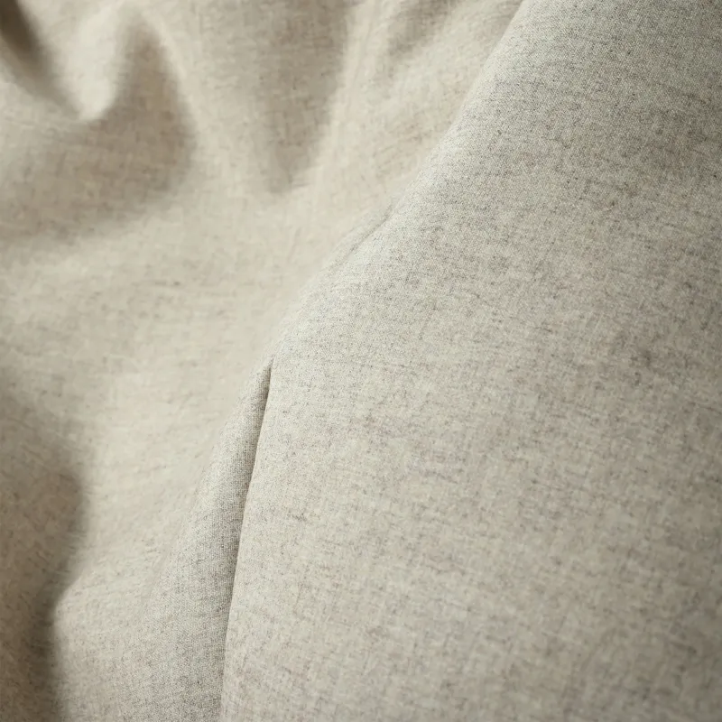 Nowoczesna Wełniana szaro niebieska pufa worek sako – Z wodoodporną powłoką