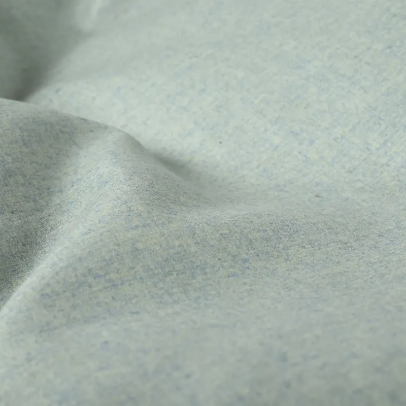 Nowoczesna Wełniana szaro niebieska pufa worek sako – Z wodoodporną powłoką