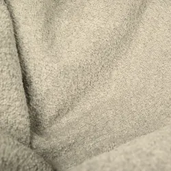 Nowoczesna Jasnobeżowy pufa worek sako l dla dzieci boucle – Łatwa do przenoszenia