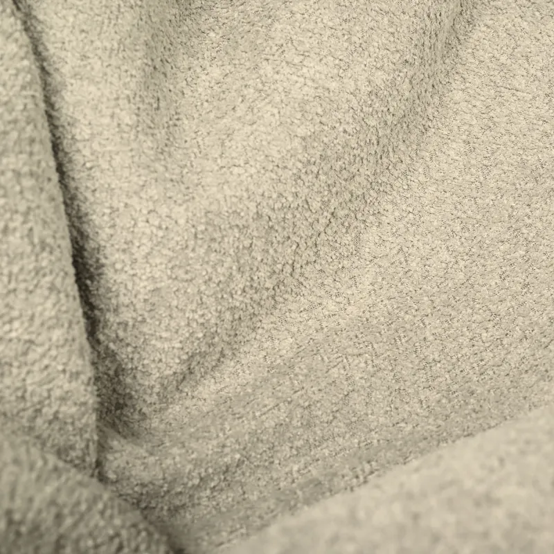 Nowoczesna Jasnobeżowy pufa worek sako l dla dzieci boucle – Łatwa do przenoszenia