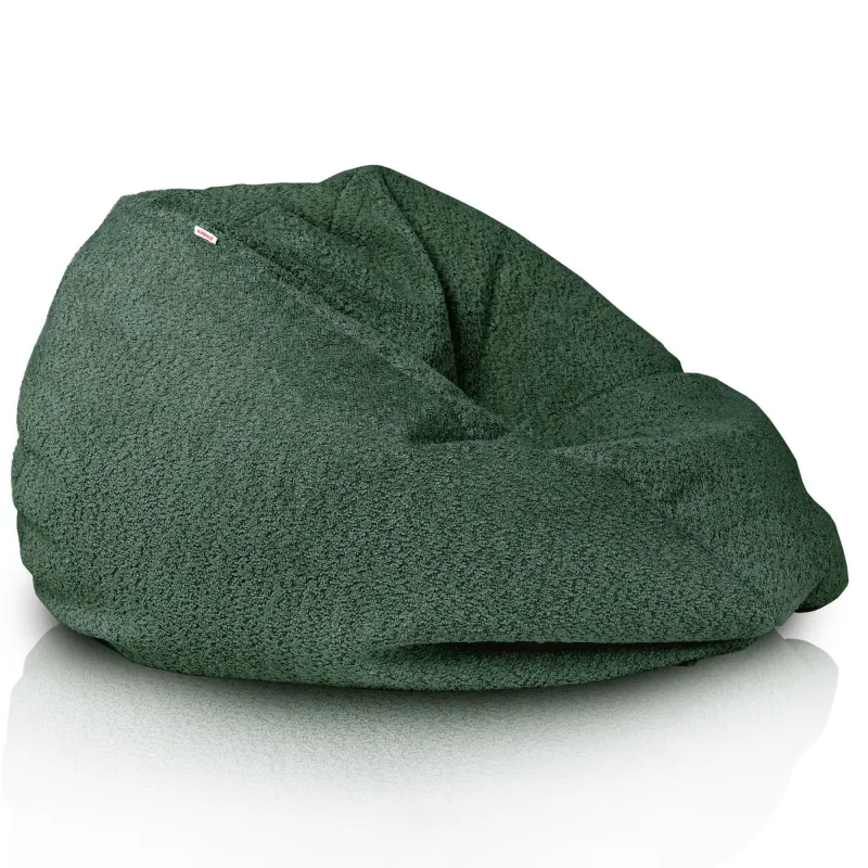 Stylowa Ecru pufa worek sako l dla dzieci boucle – Idealna do relaksu