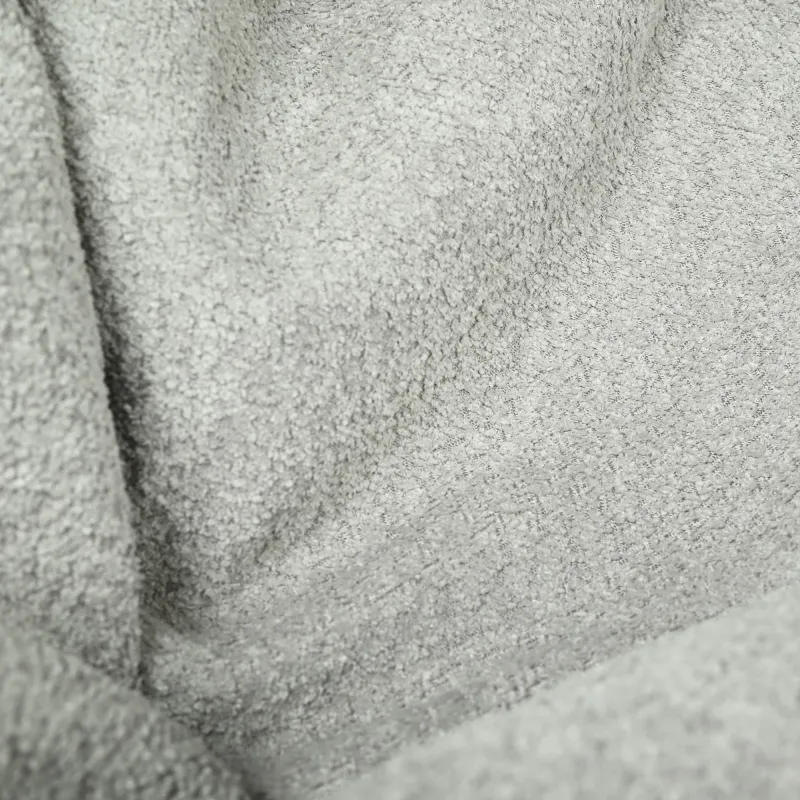 Nowoczesna Jasnobeżowy pufa worek sako l dla dzieci boucle – Łatwa do przenoszenia