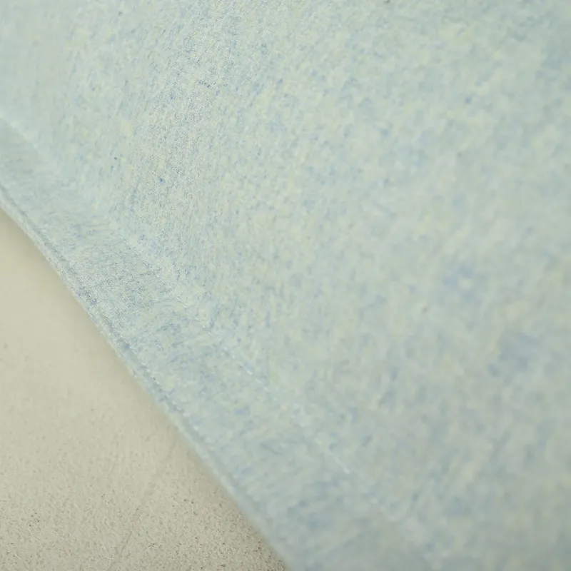 Lekka Wełniana szaro niebieska poducha do siedzenia – Łatwa do przenoszenia