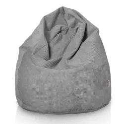 Wygodna Jasnoszary Dot Pufa Worek Sako Dla Dzieci – Łatwa do przenoszenia