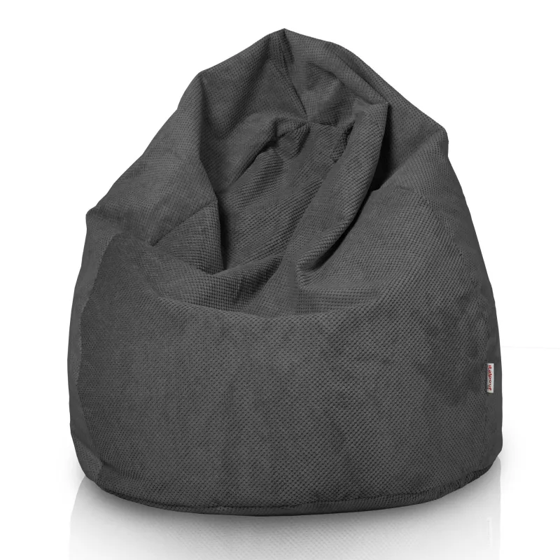 Wygodna Jasnoszary Dot Pufa Worek Sako Dla Dzieci – Łatwa do przenoszenia